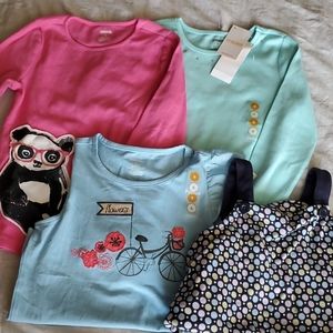 3 piece Girls Gymboree shirt bundle